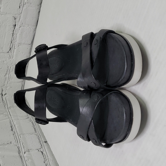 Bussola poppy cloud leather ankle strap sandals - Picture 2 of 9